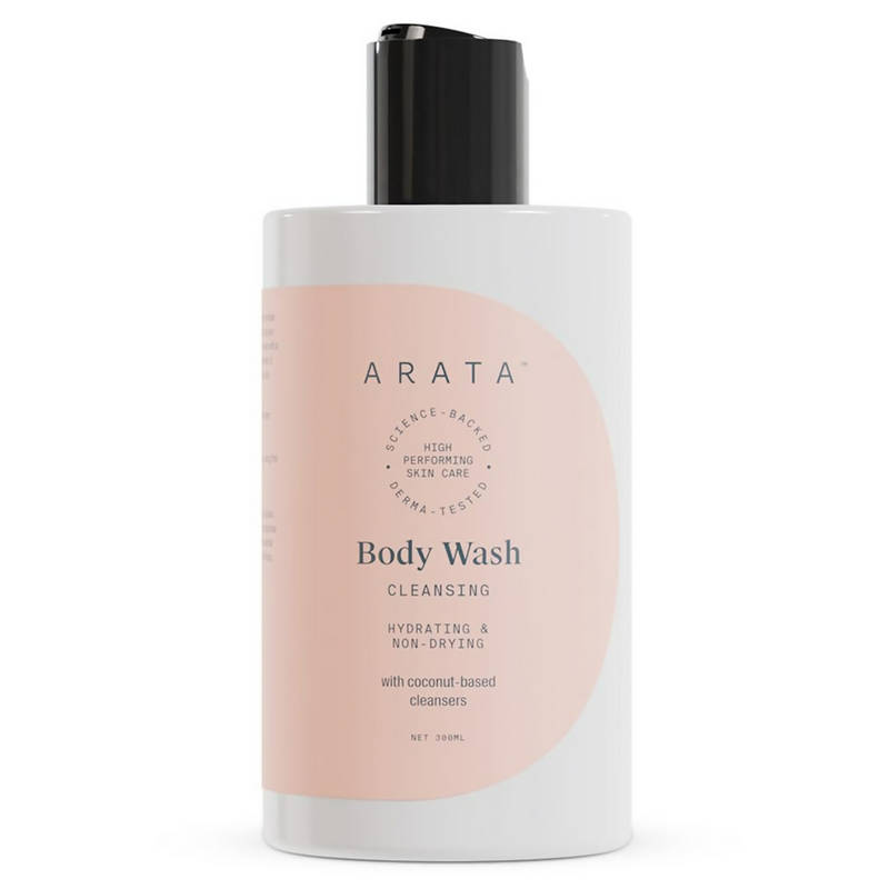 Arata Natural Hydrating & Non-Drying Body Wash With Coconut & Citrus Extracts