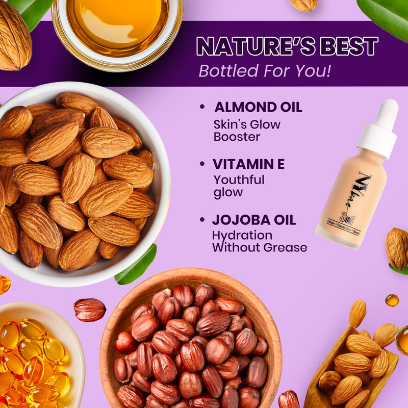 NY Bae 3 IN 1 Serum Foundation - Cool Vanilla 02