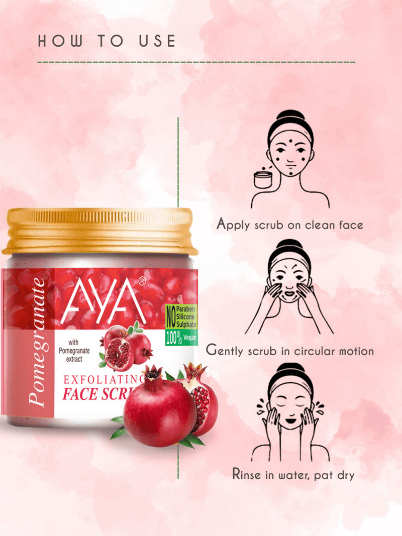 AYA Pomegranate Exfoliating Face Scrub