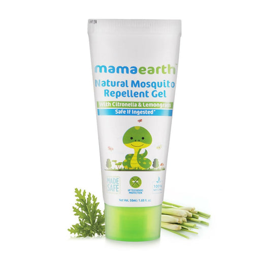 Mamaearth Natural Mosquito Repellent Gel & Deeply Nourishing Wash for Babies