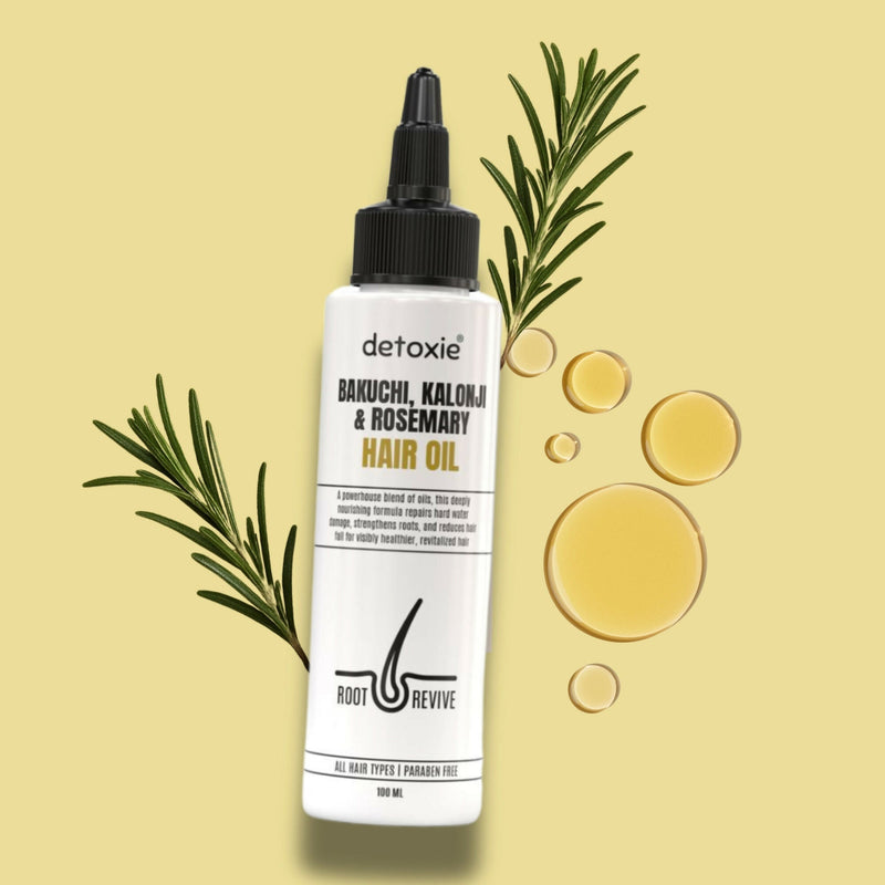 Detoxie Bakuchi Kalonji & Rosemary Hair Oil