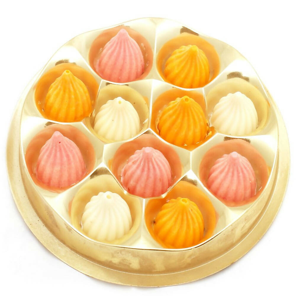 Ghasitaram Mango, Strawberry and White Chocolate Modaks