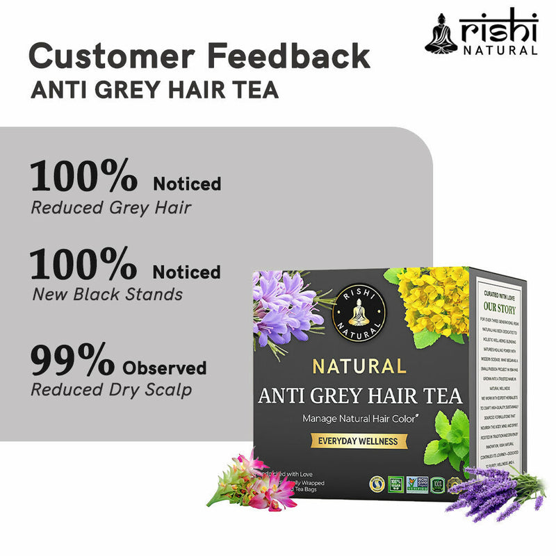 Rishi Natural Anti Grey Hair Herbal Tea