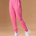 Extra Soft Cotton Track Pants Pink