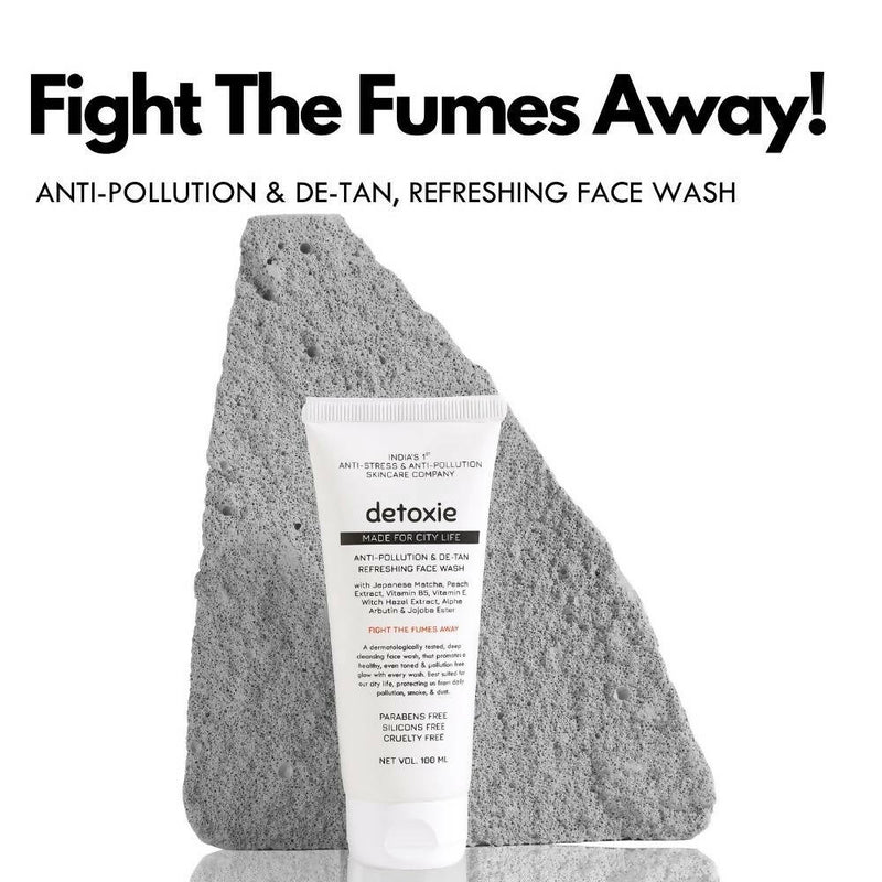 Detoxie Anti-Pollution & De-Tan Refreshing Face Wash