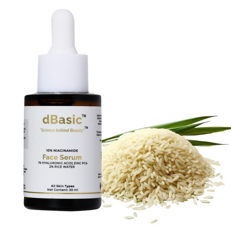 dBasic 10% Niacinamide Face Serum - Pore Minimizer, Acne Marks