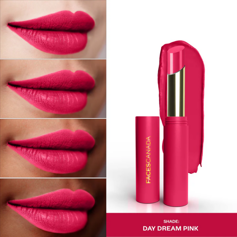 Faces Canada 3 in 1 LongStay Matte Lipstick - Day Dream Pink 02