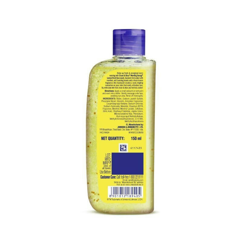 Clean & Clear Morning Energy Lemon Fresh Face Wash