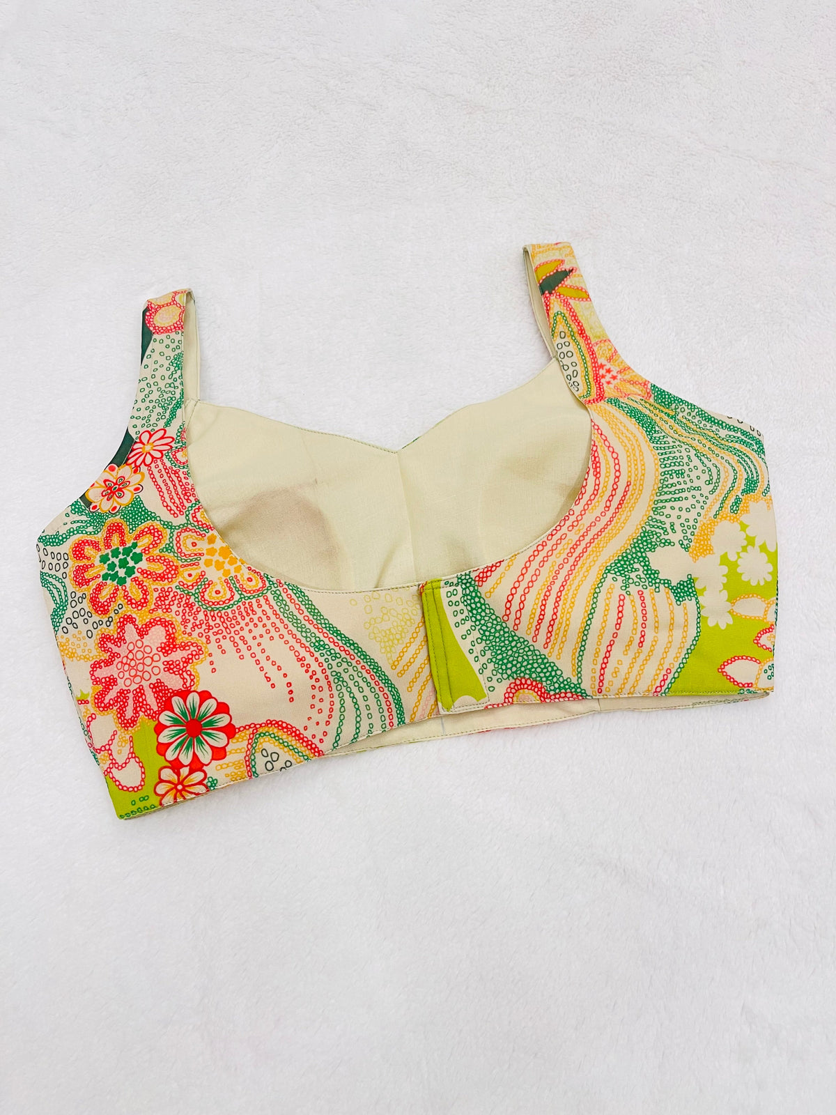 Floral fantasy Multicolored blouse