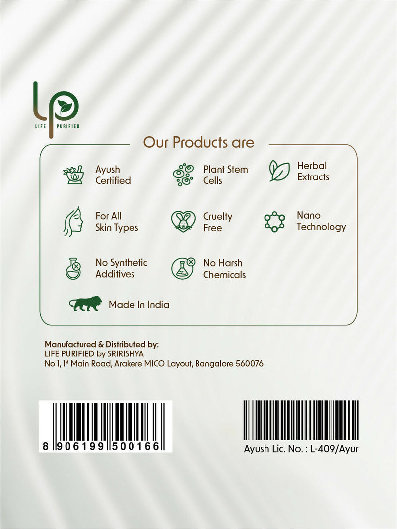 Life Purified Bahyasnehana Almond Oat Moisturiser - Body Lotion - Lavender