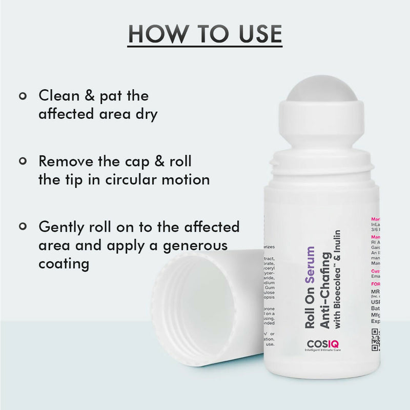 Cos-IQ Anti Chafing Roll-On Serum With Bioecolea & Inulin