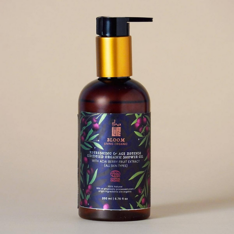 Isha Life Refreshing & Age Defence Shower Gel With Acai Berry Fruit Extract