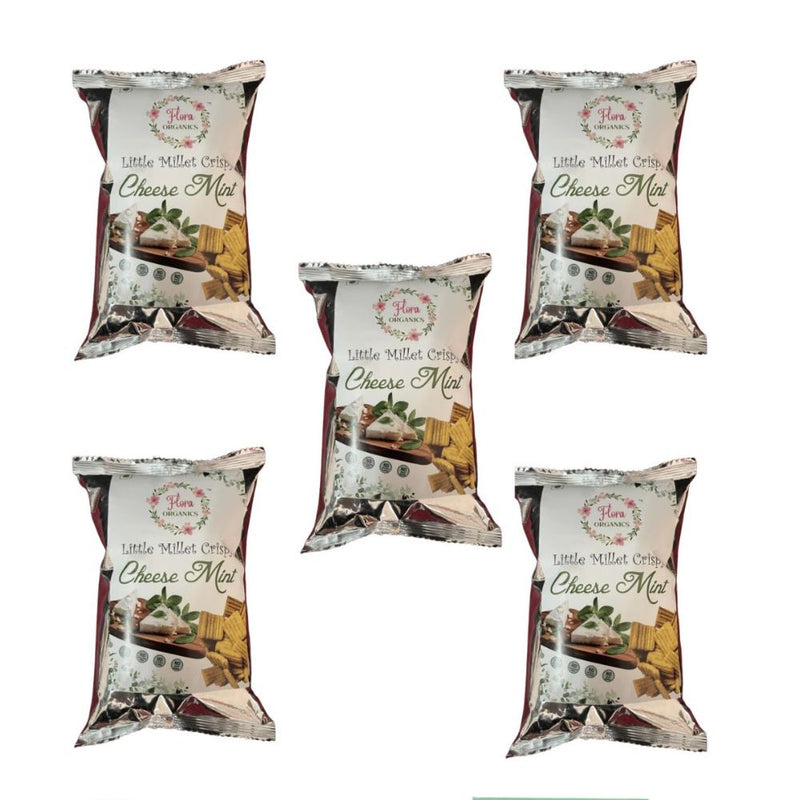 Flora Organics Little Millet Crispy Cheese Mint