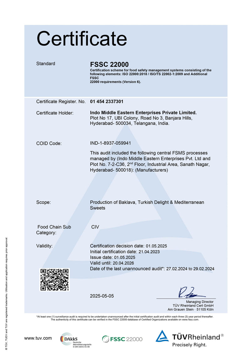 Gourmet Baklava Decadent Chocolate Pista Belloria