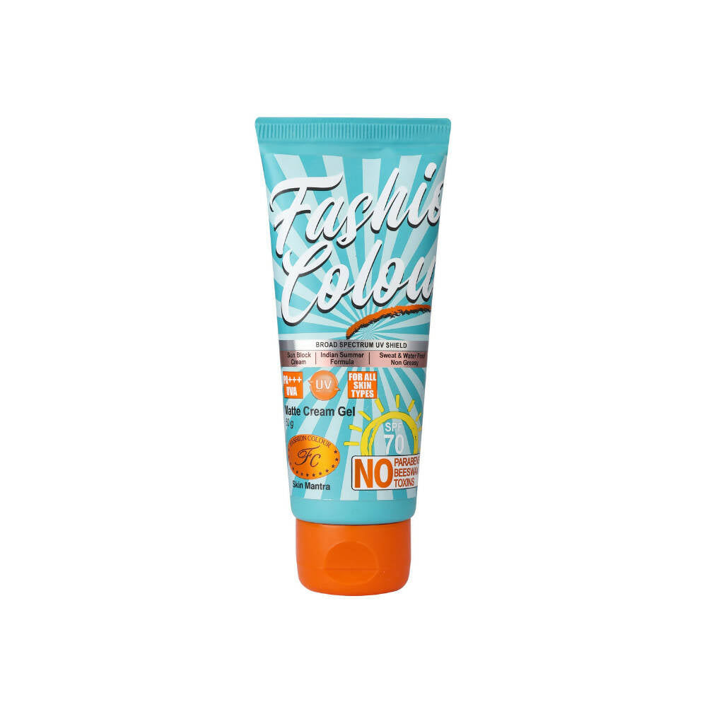 Tube of 'Fashion Colour' hair color gel on a white background