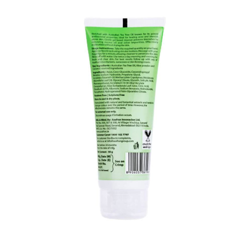 Azafran Organics Tea Tree Skin Clearing Face Wash