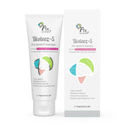 Bioteez-S anti-dandruff shampoo with packaging on a white background