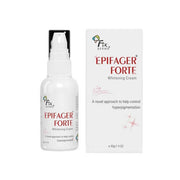 Epifager Forte whitening cream bottle and packaging on a white background