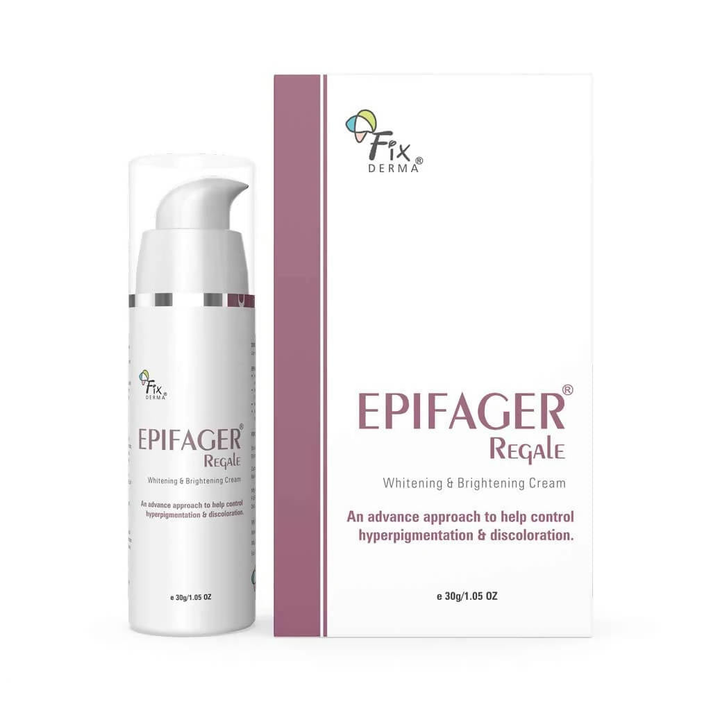 Epifager Regale cream bottle and packaging on a white background