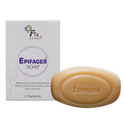 Epifager soap bar and packaging on a white background