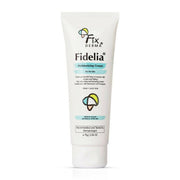 Fidelia moisturizing cream tube on a white background