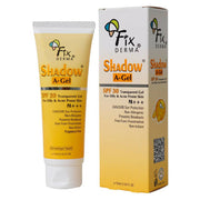 Fix Derma Shadow A-Gel tube and packaging on a white background