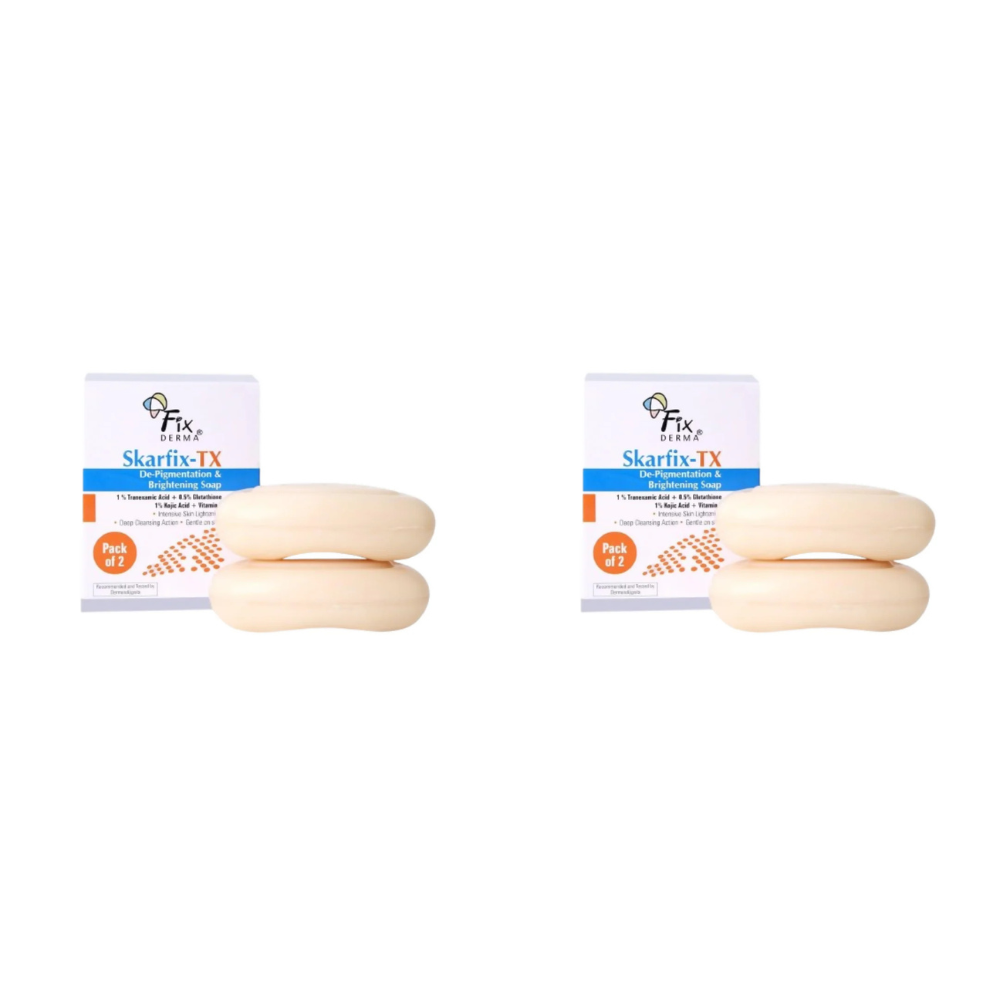 Two packages of Skarfix TX bandage rolls on a white background