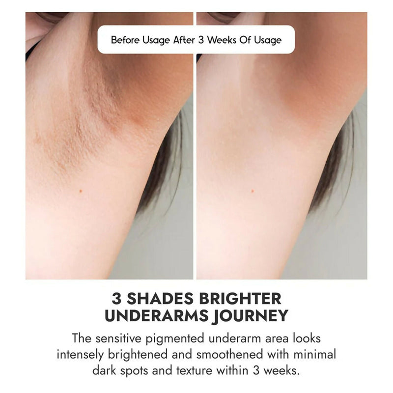 Cos-IQ Brightening Underarm Roll On Serum, With Bioecolea, Mandelic Acid and Bio White Fragrance Free