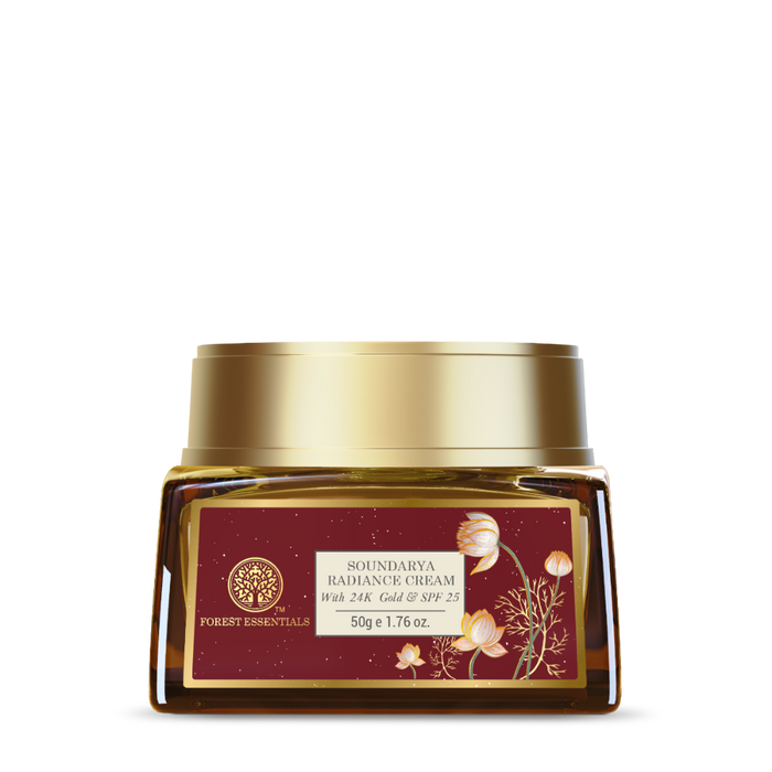 Forest Essentials Soundarya Radiance Cream With 24K Gold & SPF30