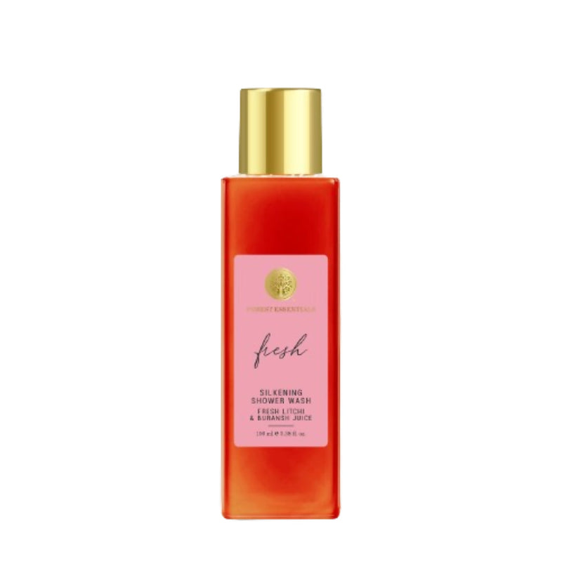 Essentials Silkening Shower Wash Fresh Litchi & Buransh Juice Forest