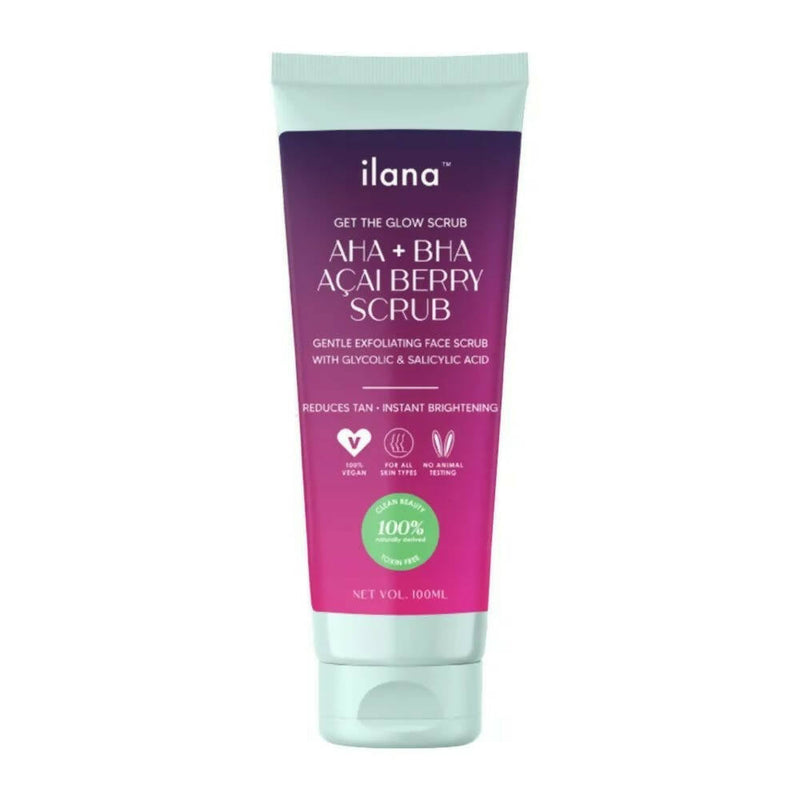 Ilana Get The Glow - AHA BHA Gentle Exfoliating Cream Face Scrub
