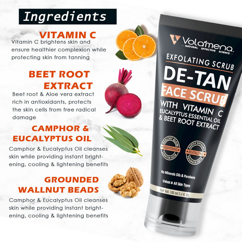 Volamena De-Tan Face Scrub