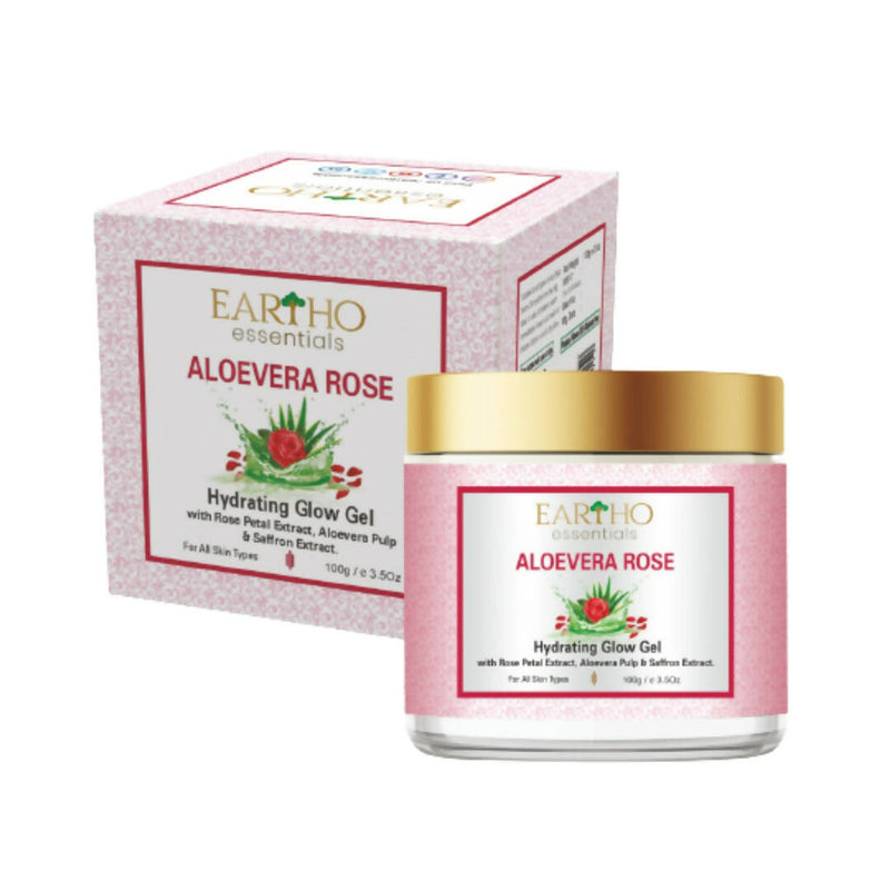 Eartho Essentials Aloevera Rose Hydrating Glow Gel