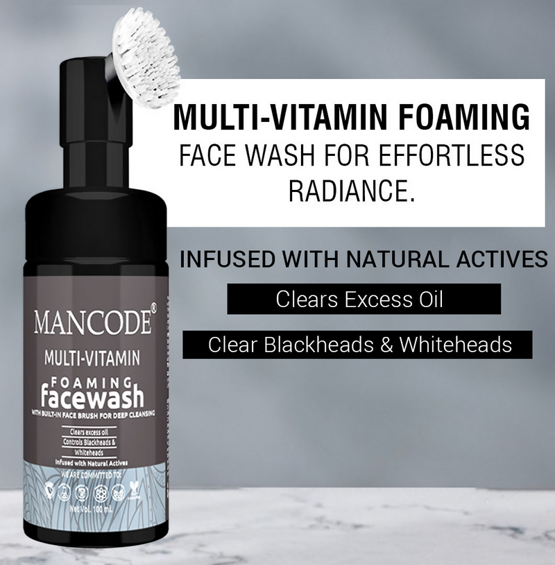 Mancode Multi-Vitamin Foaming Face Wash