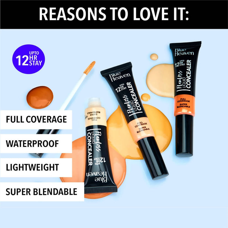 Blue Heaven Flawless Liquid Concealer Vanilla - Limited Time Offer