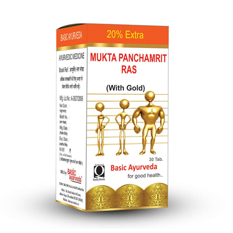Basic Ayurveda Mukta Panchamrit Ras - Limited Time Offer