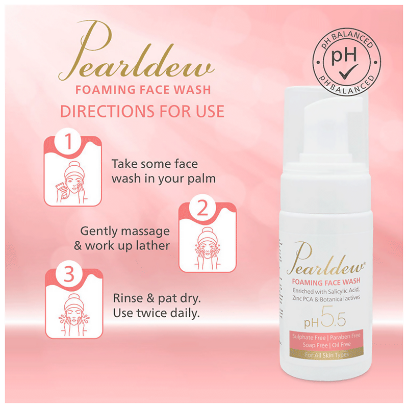 Pearldew Foaming Face Wash