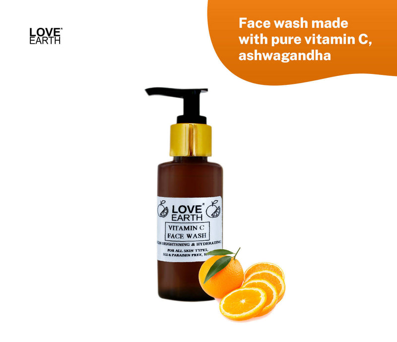 Love Earth Vitamin – C Face Wash