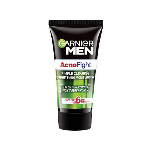 Garnier Men AcnoFight pimple clearing brightening moisturizer on a white background