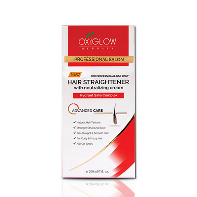 Oxyglow Herbals Professional Hair Straightener And Neutralizer Cream