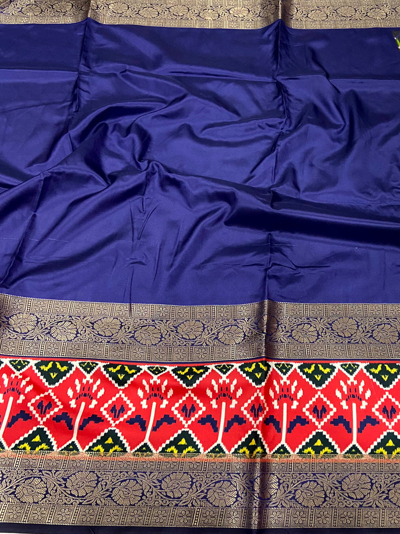 Elegant Double Border Design Saree with Zigzag Print