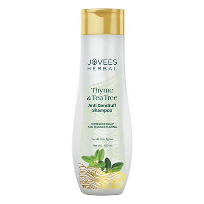 Jovees Thyme & Tea Tree Anti Dandruff Shampoo For All Hair Types