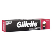 Gillette shaving cream box on a white background