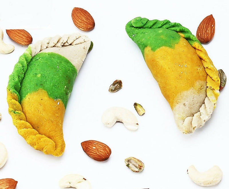 Ghasitaram Sugarfree Kaju Tirangi Gujiya