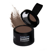 Hairline shadow powder with open container on a white background