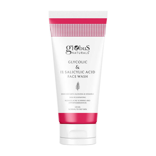 Globus Naturals Glycolic & 1% Salicylic Acid Face wash
