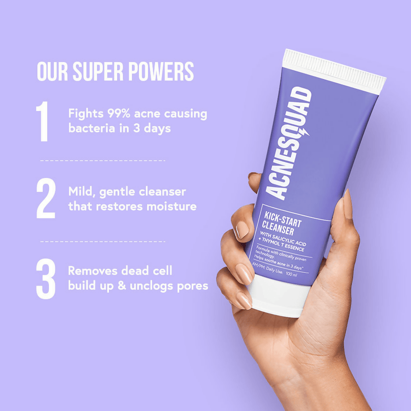 Acne Squad Kick Start Cleanser With Salicylic Acid & Thymol T Essence