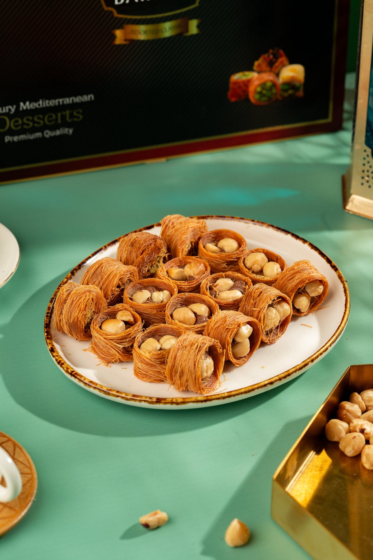 Gourmet Baklava Luxury Gift Box Of Hazelnut Nest Baklava