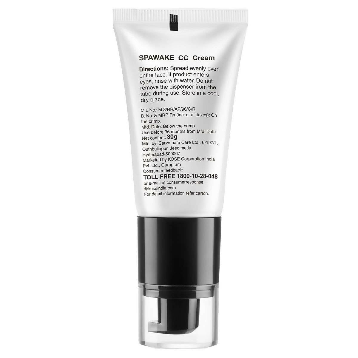 Spawake CC Cream 02 Natural Beige with SPF 32/PA++