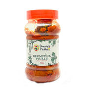 Jar of Granny's Pickles Drumstick Pickle on a white background